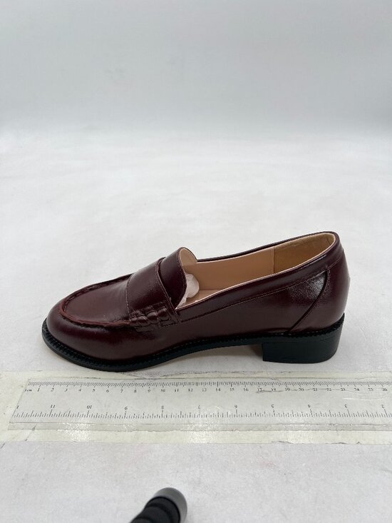 FOWT Maroon Men Stylish Round Toe Slip On Comfortable Loafer Comfy Low Heel Shoe main image 7
